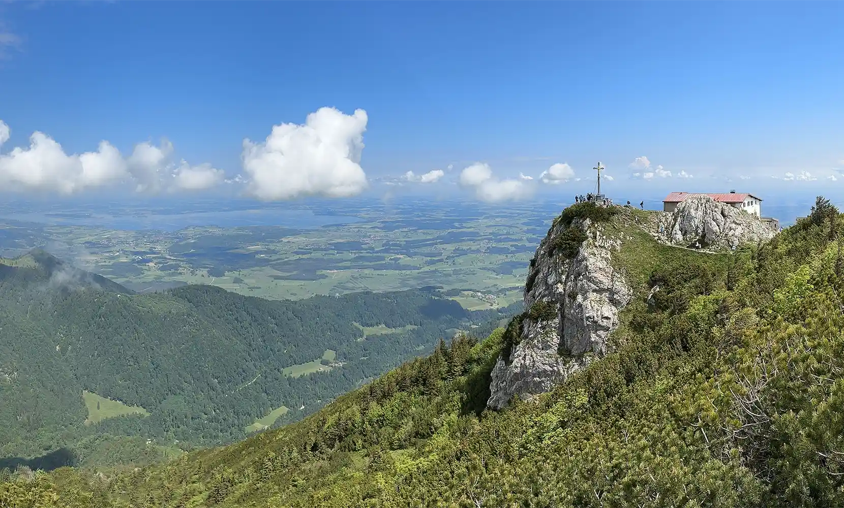 Hochfelln (1674 m) von der Steinbergalm