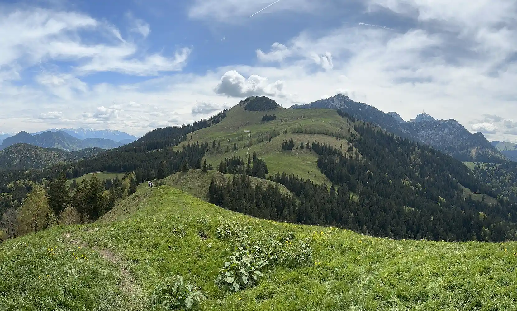Rampoldplatte (1422 m) vom Jenbachtal