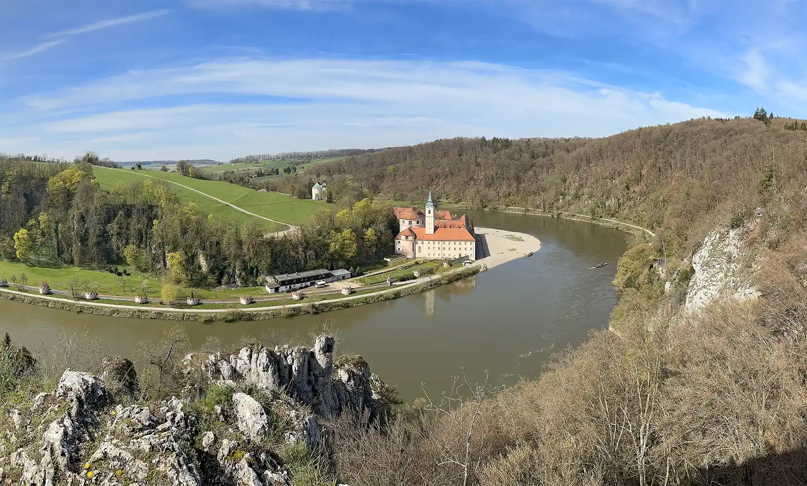 Kloster Weltenburg, Donaudurchbruch - Weltenburger Höhenweg