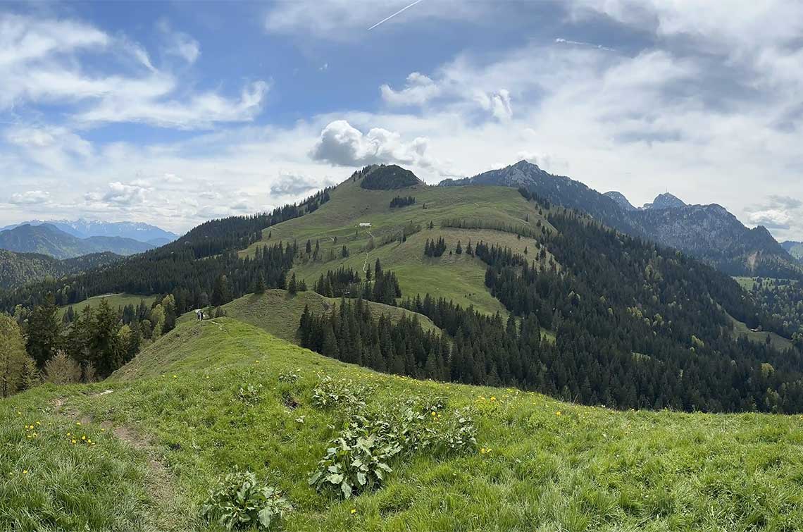 Rampoldplatte (1422 m) vom Jenbachtal