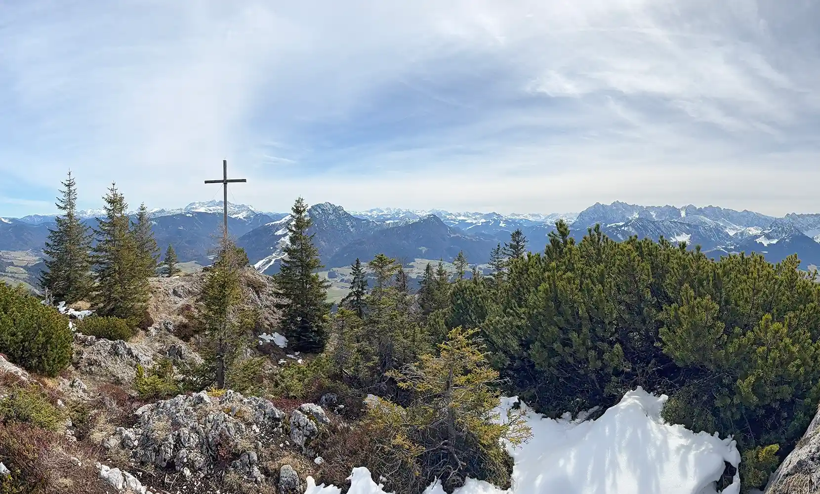 Rudersburg (1434 m), Wetterfahne (1284 m)