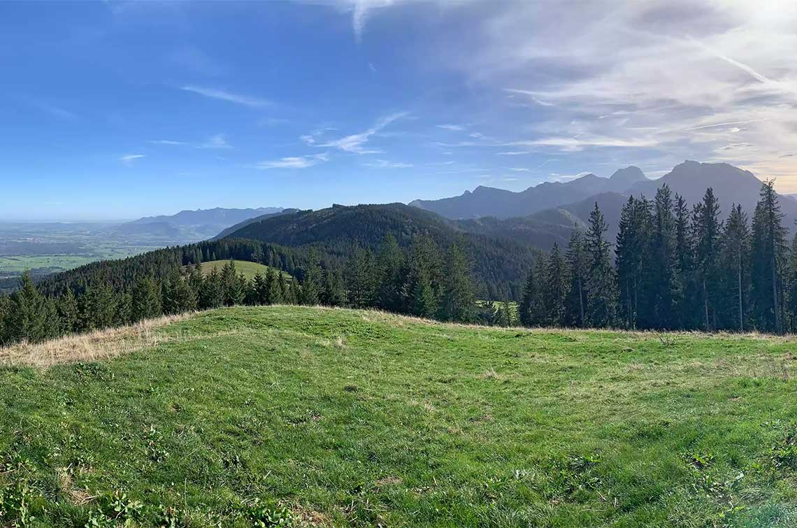 Schwarzenberg (1187 m) und Tregleralm