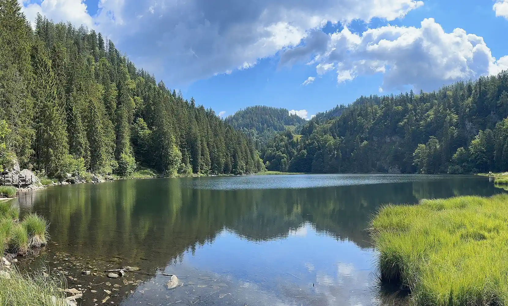 Taubensee (1138 m) über den Kroatensteig